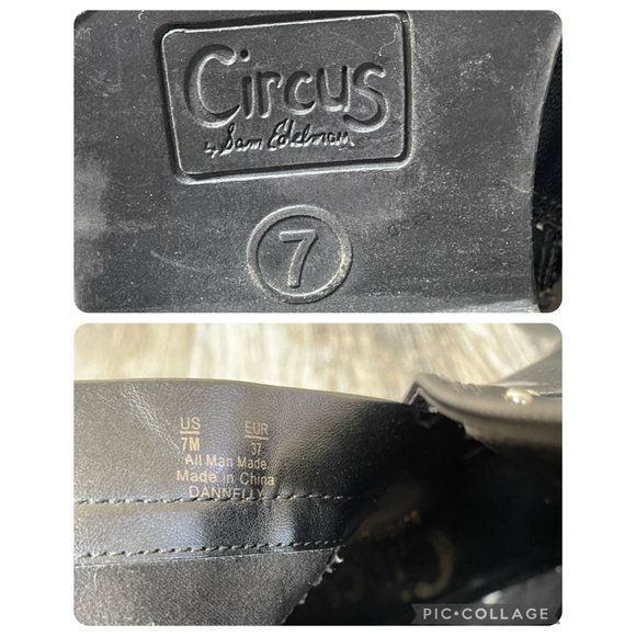 Sam Edelman CIRCUS Dannelly Studded Combat Ankle Boots Size Women Size 7 - Picture 12 of 13